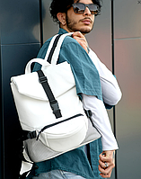 Мужской рюкзак ReneDouble белый, Городской рюкзак с отделением для ноутбука DAYZ