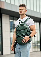 Рюкзак мужской зеленый Зард Wellberry, удобный рюкзак, стильный рюкзак для мужчин DAYZ
