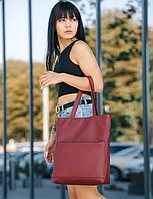 Жіноча сумка-шопер Бордо, містка сумка для покупок, сумка для дівчат COSMI