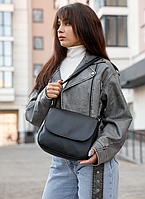 Жіноча сумка Крос-боді Чорний, сумка для дівчат, стильна сумка через плече DAYZ