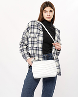 Жіноча сумка Крос-боді Білий, стильна сумка через плече, сумка для дівчат COSMI