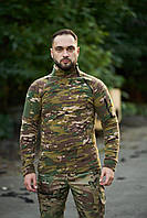 Зимняя военная мужская кофта мультикам камуфляж с липучками