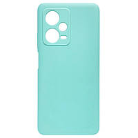 Чехол Silicone Case Full Xiaomi Redmi Note 12 Pro Plus 5G Turquoise KS, код: 8261232