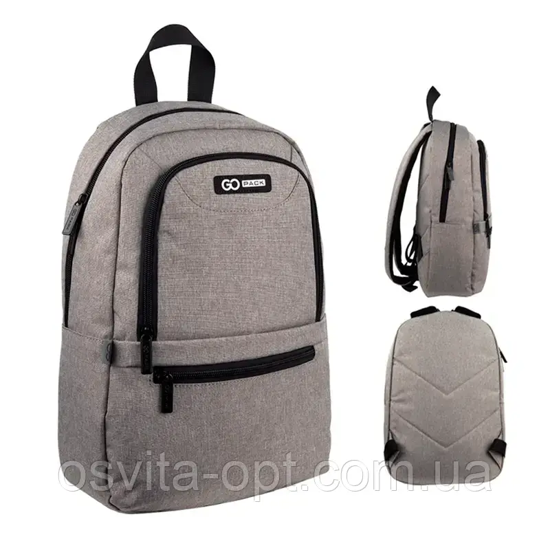 Рюкзак "GoPack" Education Teens 1від.,2карм. бежевий №GO24-119S-2