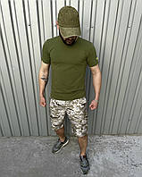 Мужские военные тактические карго-шорты пиксель камуфляж удобные летние