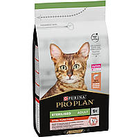 Purina Pro Plan Sterilised 1.5 кг корм для стерилизованных котов с лососем