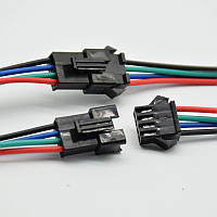 Коннектор разъем JST Connector 4pin с проводами "папа-мама" комплект