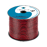 Кабель акустический Cabletech 2x0.22 CCA 100м красно-черный KAB 0387