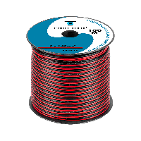 Кабель акустический Cabletech 2x1.5 CCA 100м красно-черный KAB 0392