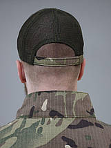 Бейсболка мультикам у сітку,Чоловіча армійська тактична кепка мультикам  XL, фото 3