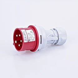 SEZ IVN 1653 16A Силова вилка переносна 5 контактів