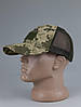 Бейсболка піксель у сітку,Чоловіча армійська камуфляжна тактична кепка піксель XL, фото 2