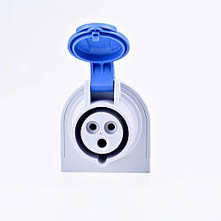 SEZ IZN 1632 16A Силова розетка стаціонарна 3 контакти