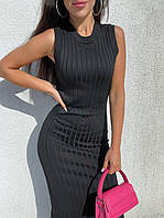 Платье Кайли яркое женское черное