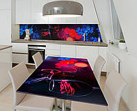 Наклейка 3Д виниловая на стол Zatarga «Любовное зелье» 600х1200 мм для домов, квартир, столов KP, код: 6510302