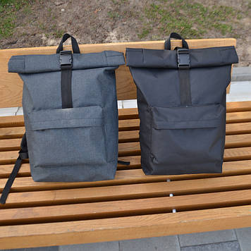 Рюкзак Ролл Топ. Дорожня сумка, сумка для походу з тканини, міський зручний прогулянковий рюкзак