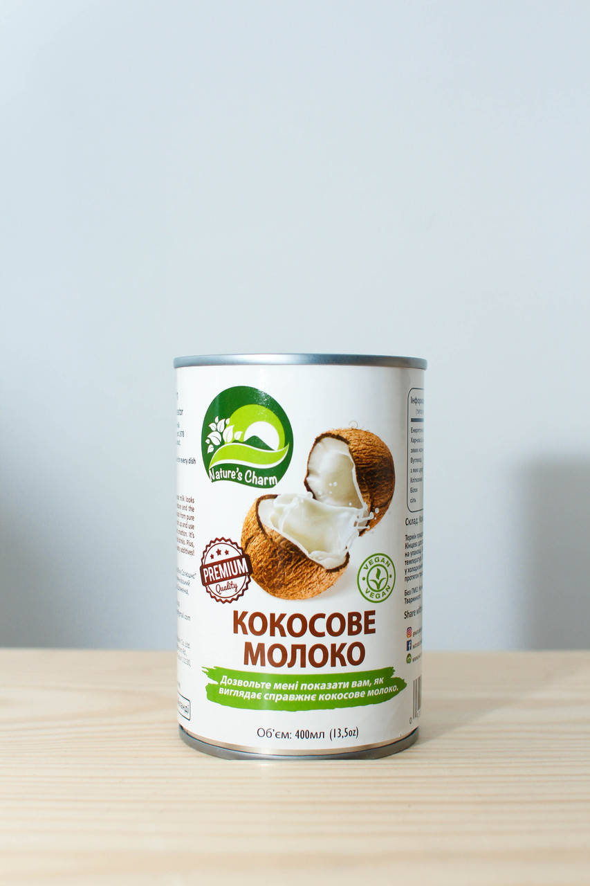 

Кокосовое молоко без сахара Nature's Charm 400 мл