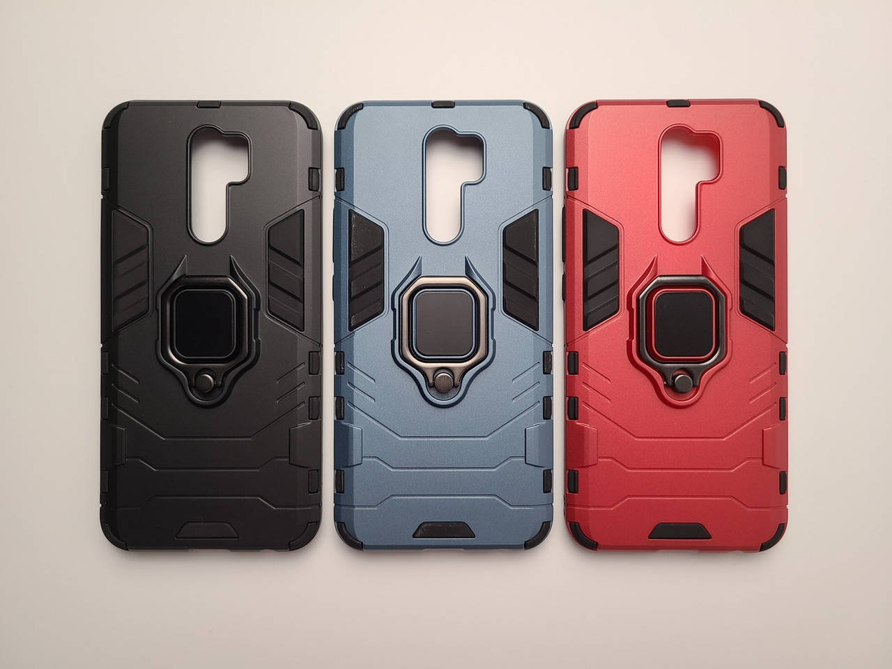 

Противоударный чехол Iron Ring для Xiaomi Redmi 9, Разные цвета