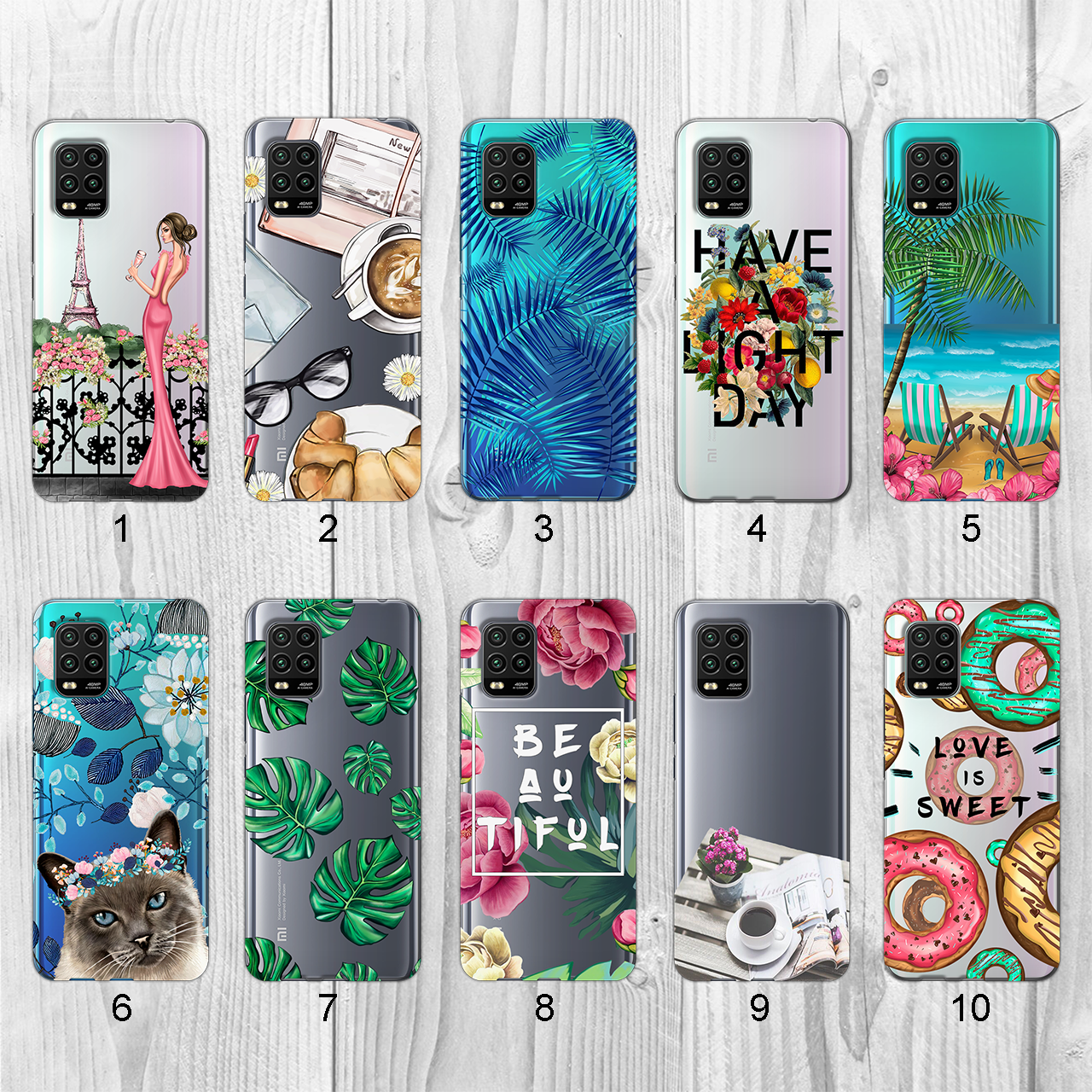 

Силиконовый чехол с рисунком для Xiaomi Redmi Note 9 / Redmi 10X 4G (new collection)