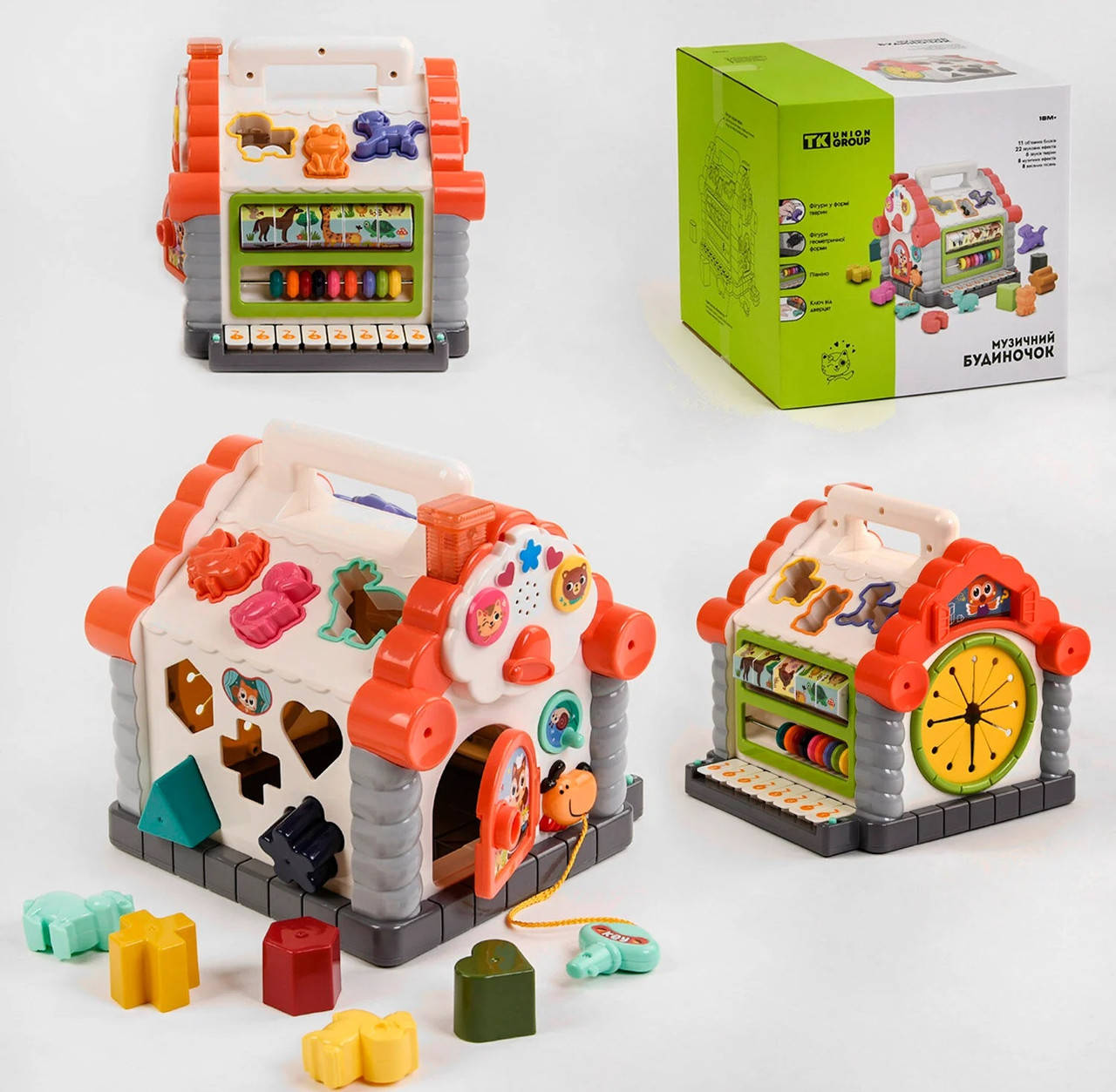 

Развивающий теремок ТК 739 "TK Group" 111037, Разные цвета