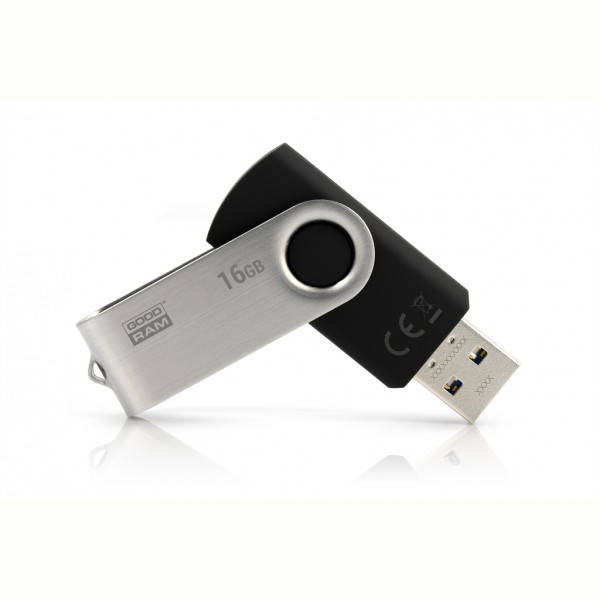 

Флеш-накопитель USB3.0 16GB GOODRAM UTS3 (Twister) Black (UTS3-0160K0R11), Черный