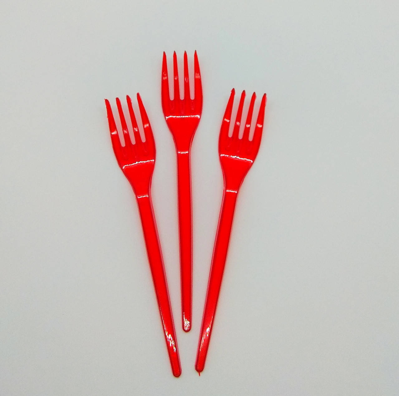 

Вилки одноразовые красные из стеклопластика 10 шт, Красный