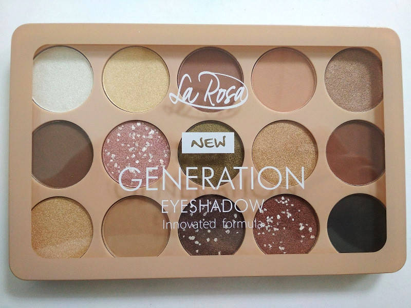 

Тени для век LA ROSA NEW GENERATION EYESHADOW Innovated formula 15 цветов LE 915 № 03