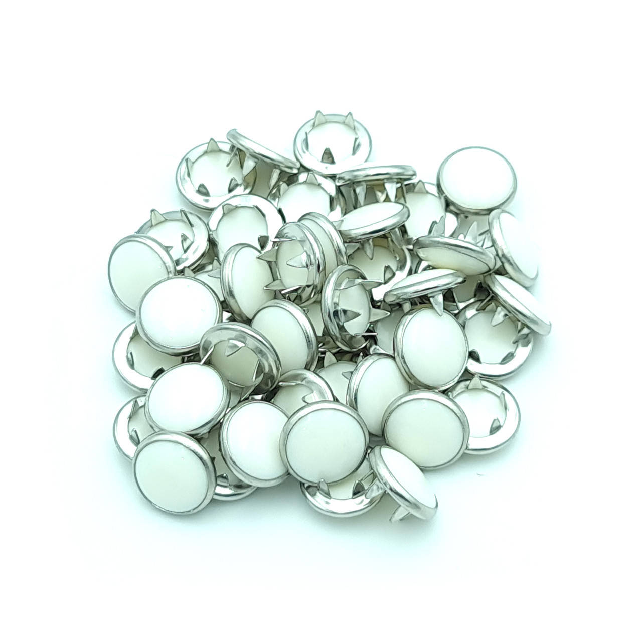 

Кнопка BABY (трикотажная) 10,5мм полусфера №8 50шт., Никель