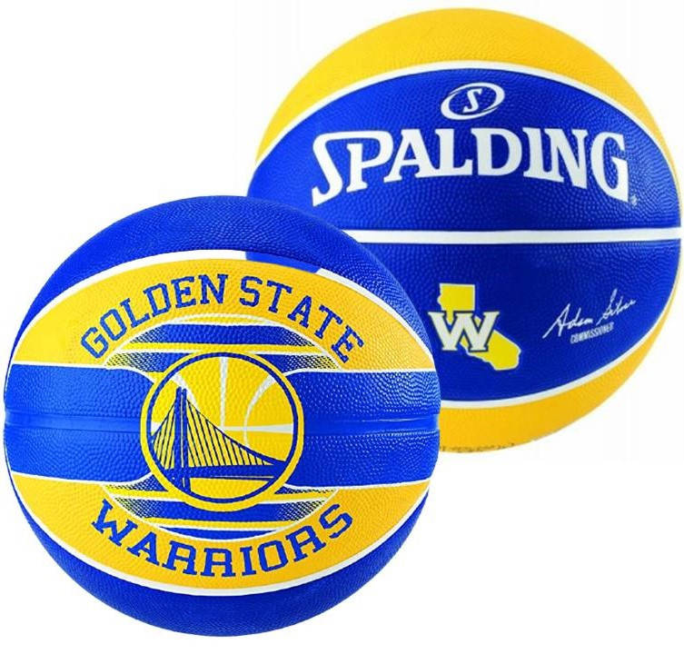 

Мяч баскетбольный Spalding NBA Golden State Warriors Outdoor размер 7 резиновый (83515Z)