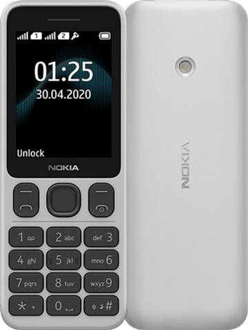 

Мобильный телефон Nokia 125 TA-1253 DualSim White, Белый