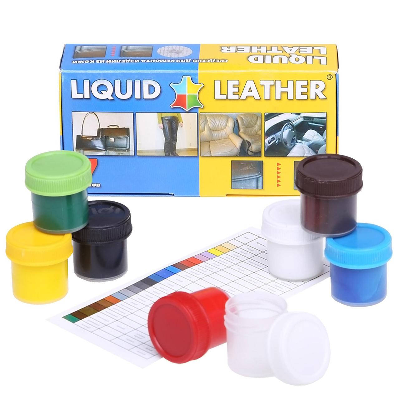 

Жидкая кожа Liquid leather для реставрации и ремонта кожаных изделий, Разные цвета