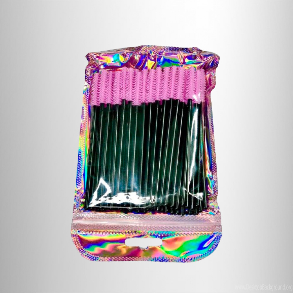 Щіточка для вій та брів силіконова KDB-02 (50шт./уп.)