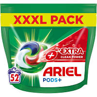 Капсулы для стирки Ariel Pods All-in-1 + Сила экстраочистки 52 шт. (8001090804938)