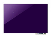 Доска магнитно-маркерная стеклянная GL75100, 75x100 Фиолетовый