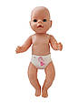 Одяг для ляльки 40- 43 см Бебі Борн / Baby Born труси білі 8826, фото 4