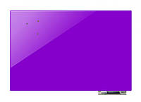 Дошка магнітно-маркерна скляна GL90120, 90x120 Пурпурний, Lala.in.ua