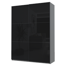 Шафа купе G-Caiser Doros Графіт 2 Скла / 3 частини 180х60х240, фото 2
