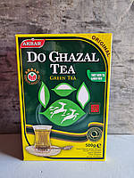 Зеленый чай 500 гр две газели Do Ghazal Tea Akbar Акбар дугазель премиум Шри Ланка цейлонский