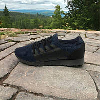 Кроссовки лето сетка мужские 40 размер | Текстильные кроссовки сеткой | Модель 41373. Цвет: синий