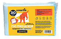 Пеленки Smartis 45*60 см 30 шт | пеленки для собак и щенков ежедневные гипоаллергенные