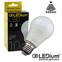 Лампа светодиодная LEDium Sensor 10 Ватт Pro Е27 А60 6500К
