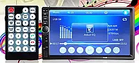 Двухдиновая автомагнитола с 7-дюймовым экраном и MP5 видео плеером AMP, Магнитола с встроенным FM радио hop