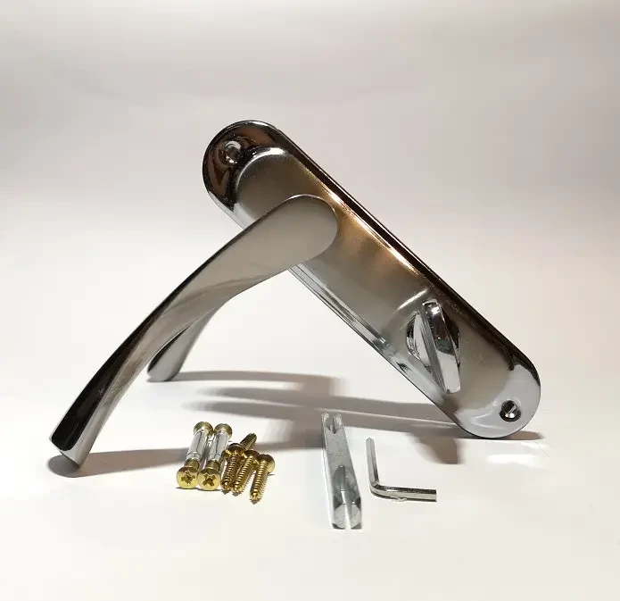 Ручки дверні  Imperial BRAVO STL 62 WC SN/СP сатен-хром