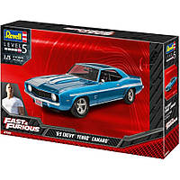 Сборная модель Автомобиль Chevy Camaro Yenko 1969 Revell RVL-07694 с к/ф Форсаж, уровень 5, 1:25, Land of Toys