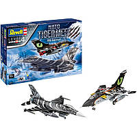Набор сборных моделей самолетов Tornado и F-16 NATO Tiger Revell RVL-05671 уровень 4, 1:72, World-of-Toys