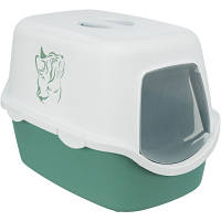 Туалет для кішок Trixie Vico закритий (зелений/білий) (4011905402796)