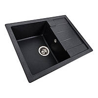 Гранитная мойка для кухни VALESO INTENSO 6550 матовая Карбон