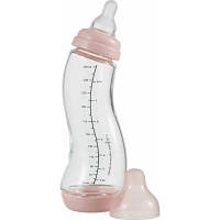 Бутылочка для кормления Difrax S-bottle Natural антиколиковая, силикон, 250 мл (736FE Pink)