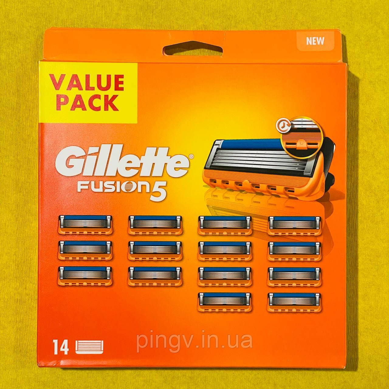 Змінні картриджі Gillette Fusion5 (14 шт.)