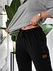 Жіночі штани спортивні з двонитки батал, фото 6